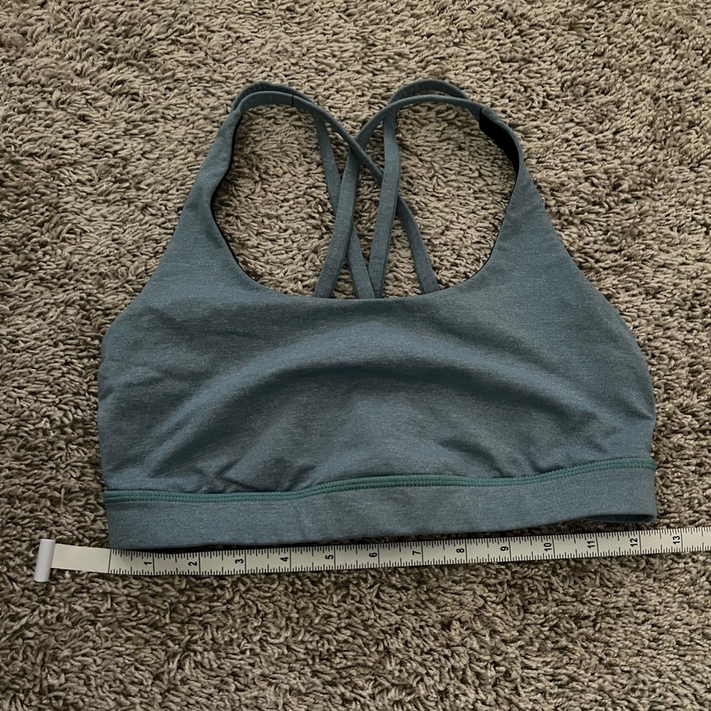 Women's Blue Lululemon Sports Bra Sz 6